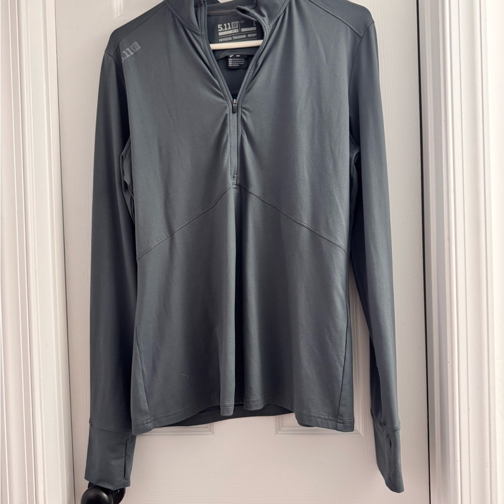 5.11 Tactical Woman’s Long Sleeve athletic jacket for Versatile Comfort.